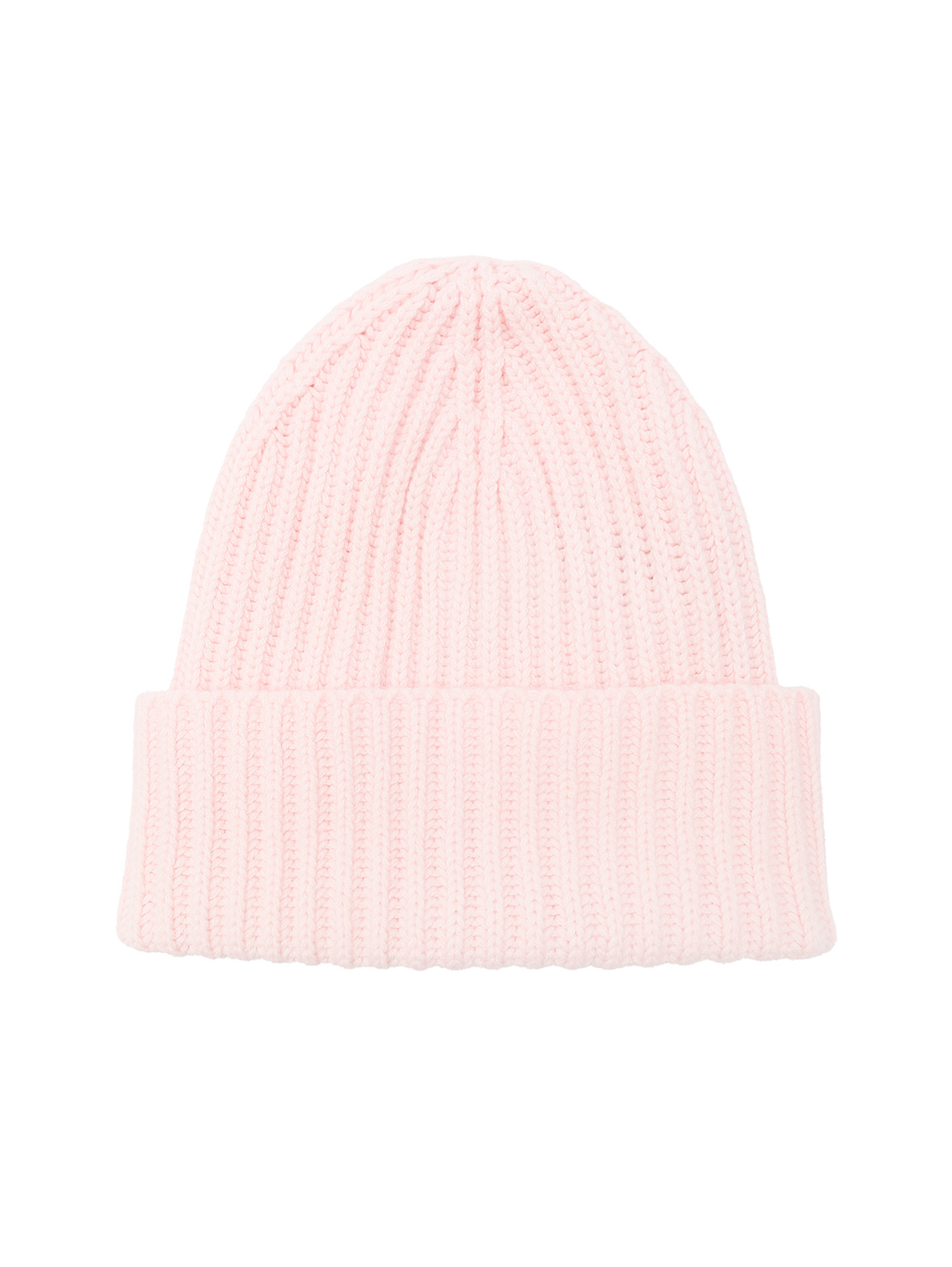 Шапка из кашемира крупной вязки