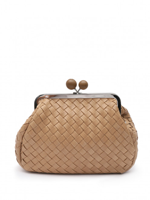 Сумка плетенная из кожи Weekend Max Mara - Общий вид