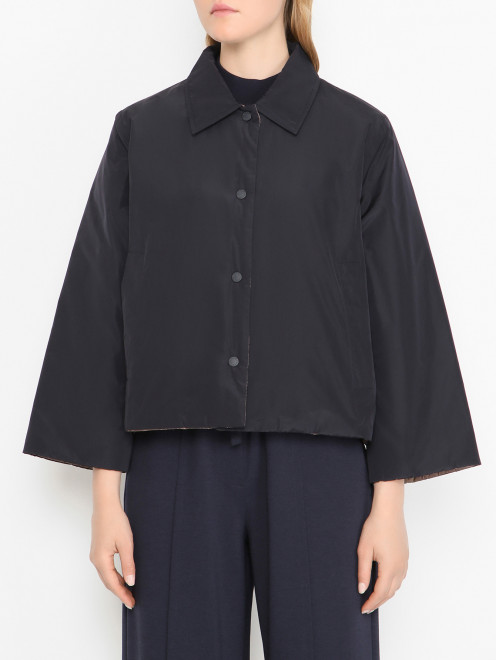 Стеганая куртка на кнопках Weekend Max Mara - МодельВерхНиз