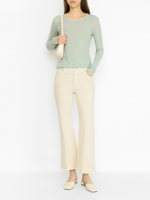 Базовый лонгслив Weekend Max Mara - МодельОбщийВид