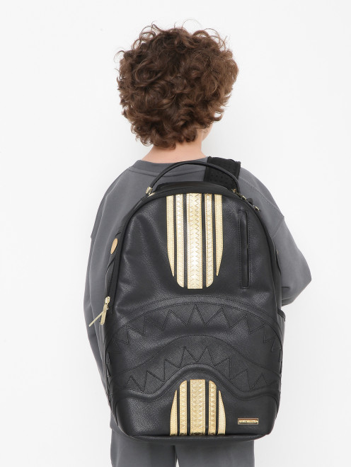 Комбинированный рюкзак с узором Sprayground - МодельВерхНиз