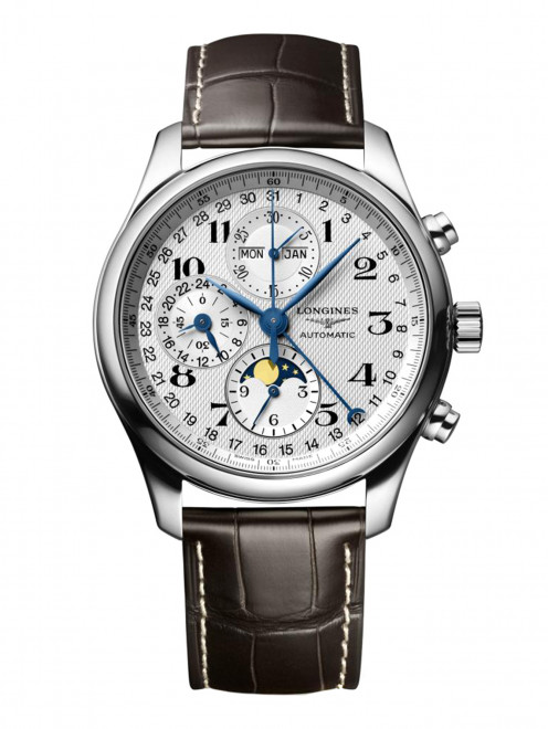 Часы с автоподзаводом на ремне из кожи аллигатора Master Collection Longines - Общий вид