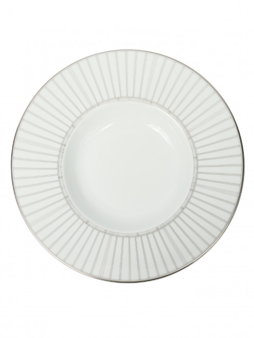 Тарелка суповая из фарфора с орнаментом Haviland - Общий вид