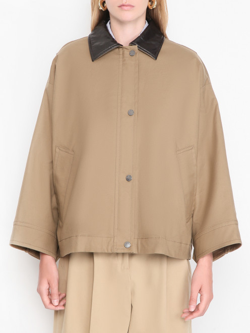 Куртка с контрастным воротником Weekend Max Mara - МодельВерхНиз