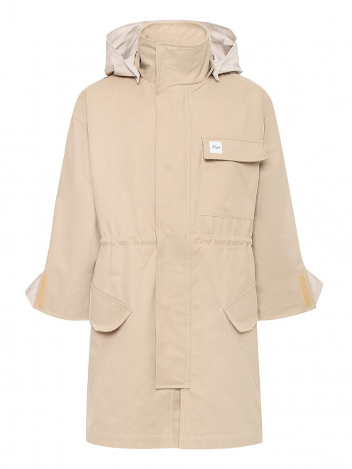 Куртка из хлопка с капюшоном MSGM - Общий вид