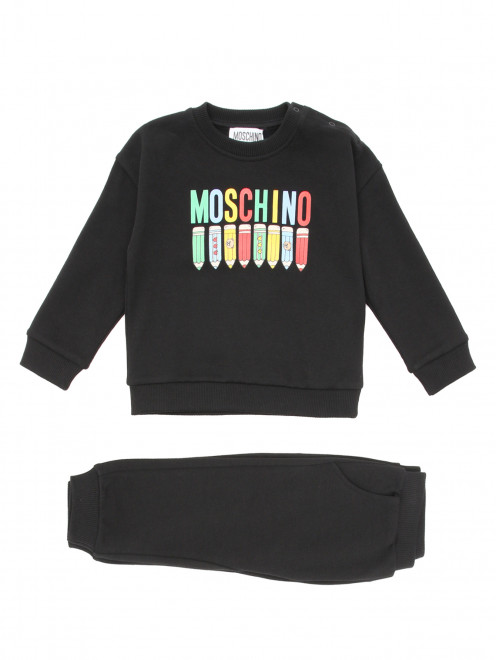 Спортивный костюм с принтом Moschino - Общий вид