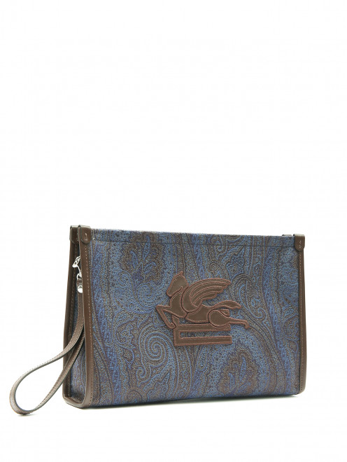 Кошелек с логотипом на молнии Etro - Общий вид
