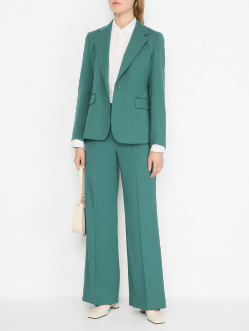 Прямые брюки из шерсти Weekend Max Mara - МодельОбщийВид