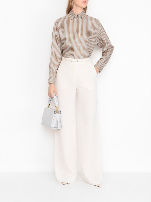 Широкие брюки с ремнем Max Mara - МодельОбщийВид