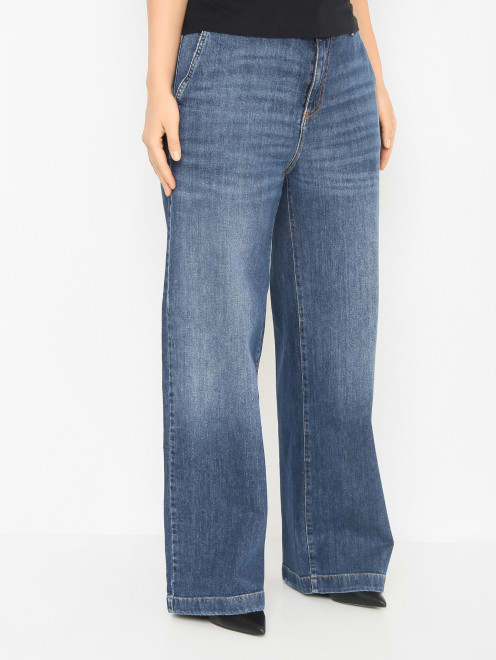 Широкие джинсы с карманами Marina Rinaldi - МодельВерхНиз