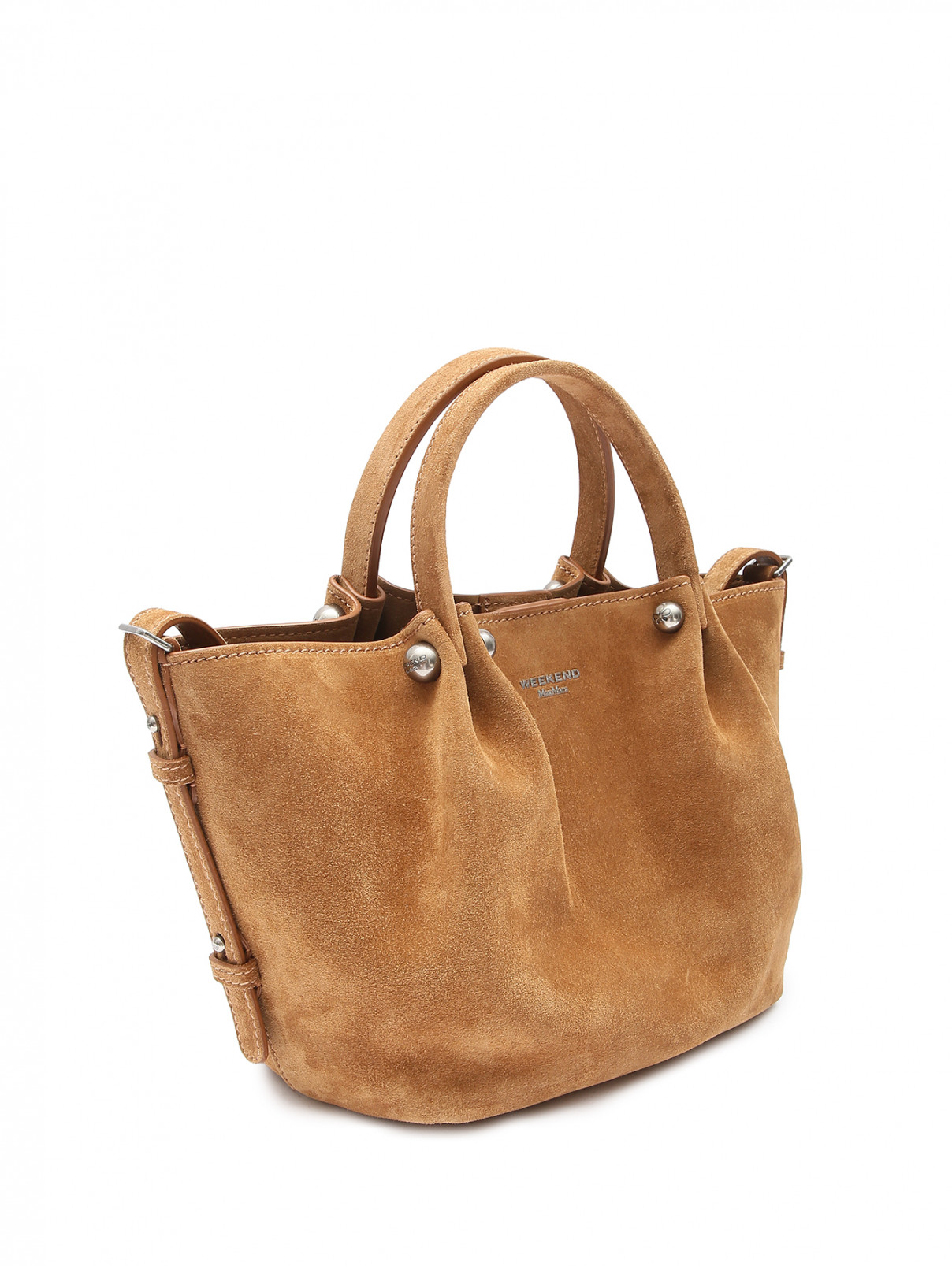 Weekend Max Mara карамельная сумка из замши (823081), купить в