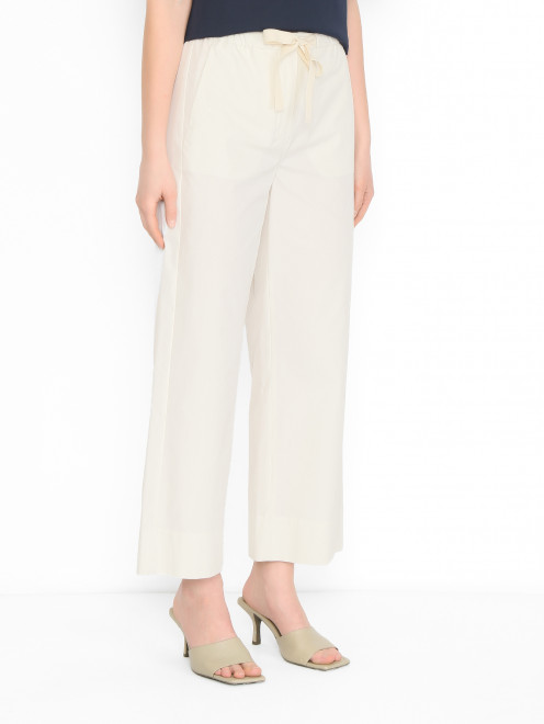 Брюки из хлопка Max Mara - МодельВерхНиз