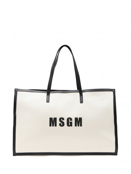 Сумка с контрастным логотипом MSGM - Общий вид