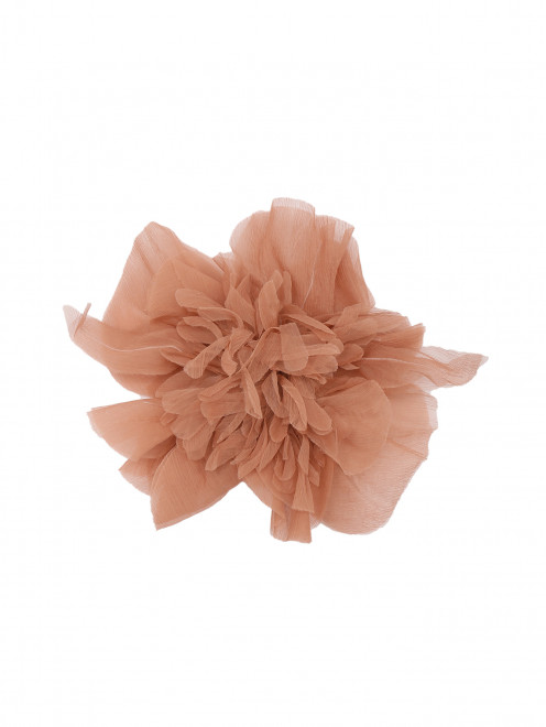 Брошь-цветок из шелка Max Mara - Общий вид