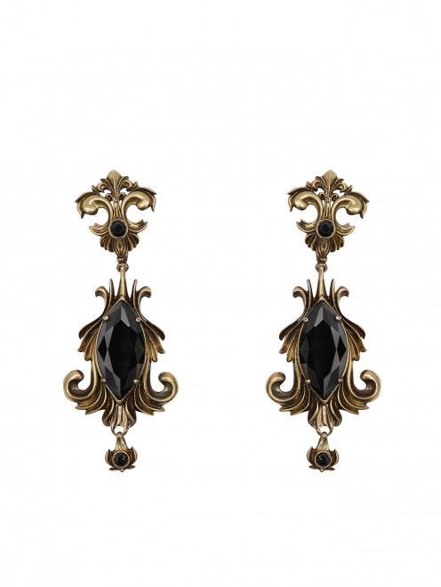 Серьги из латуни с фианитами Fiore di Firenze - Общий вид