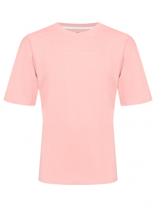 Футболка из хлопка с логотипом Guess - Общий вид