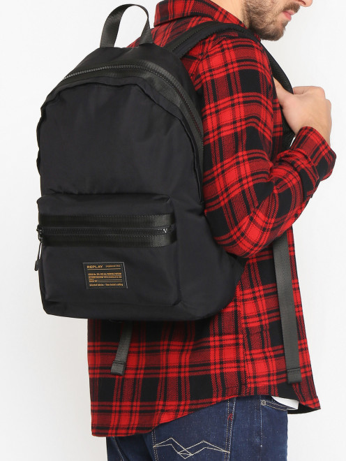 Рюкзак из текстиля с логотипом Replay - МодельВерхНиз