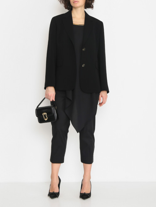 Блуза асимметричного кроя с декором Marina Rinaldi - МодельОбщийВид