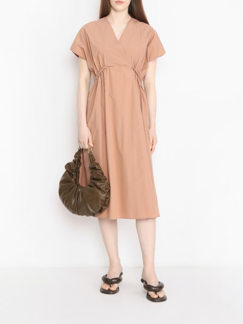Платье из хлопка свободного кроя Weekend Max Mara - МодельОбщийВид