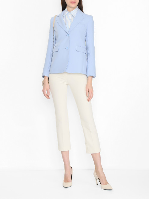Однобортный жакет приталенного кроя Weekend Max Mara - МодельОбщийВид