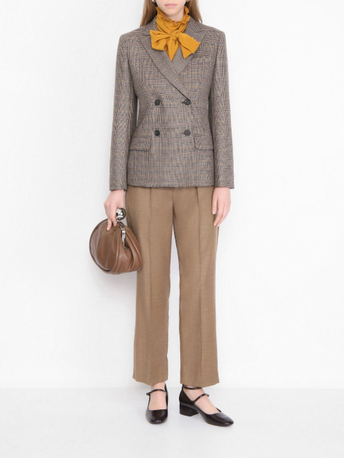 Двубортный жакет из шерсти Weekend Max Mara - МодельОбщийВид