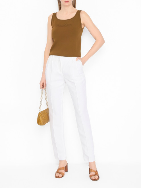 Трикотажный топ из вискозы Max Mara - МодельОбщийВид