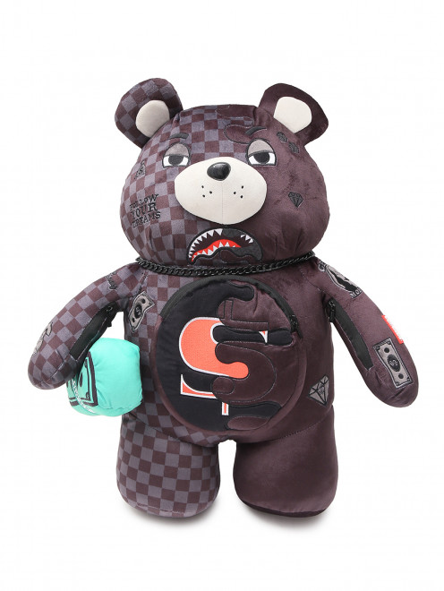 Рюкзак из текстиля в форме медведя Sprayground - Общий вид
