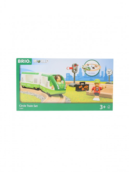 Ж/д станция с пассажиром  BRIO - Общий вид