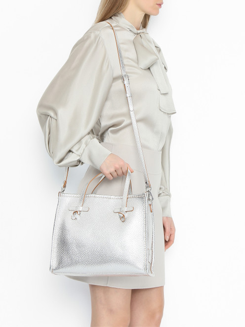 Сумка из кожи на коротких ручках Gianni Chiarini - МодельВерхНиз