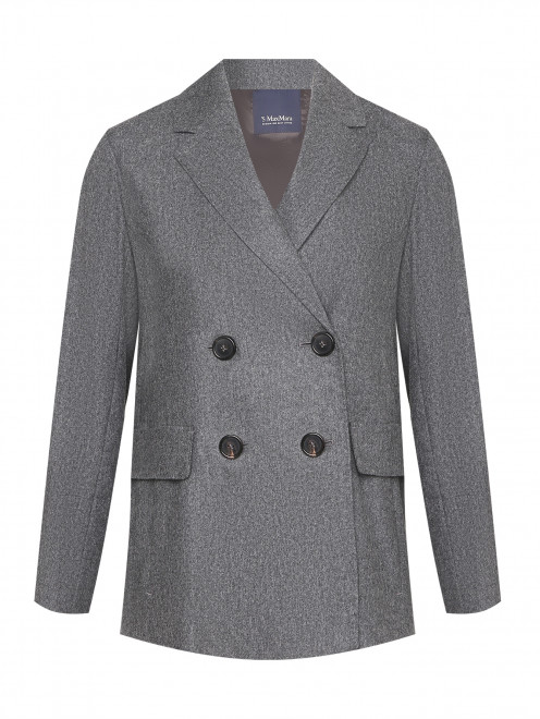 Двубортный жакет из шерсти Max Mara - Общий вид