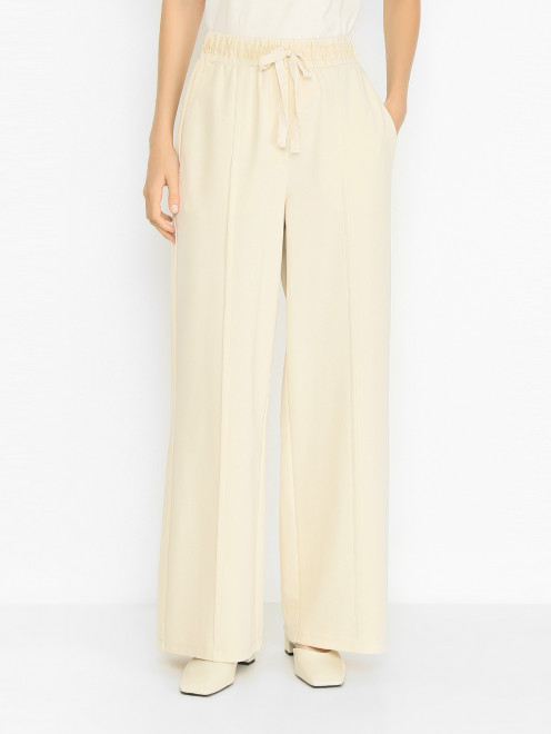 Трикотажные брюки со стрелками Weekend Max Mara - МодельВерхНиз