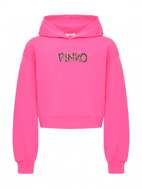 Толстовка с капюшоном и логотипом PINKO - Общий вид