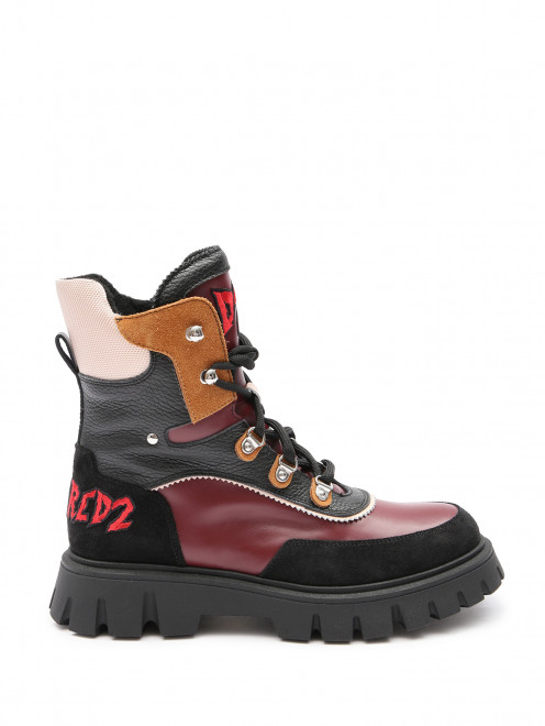 Ботинки из кожи Dsquared2 - Общий вид