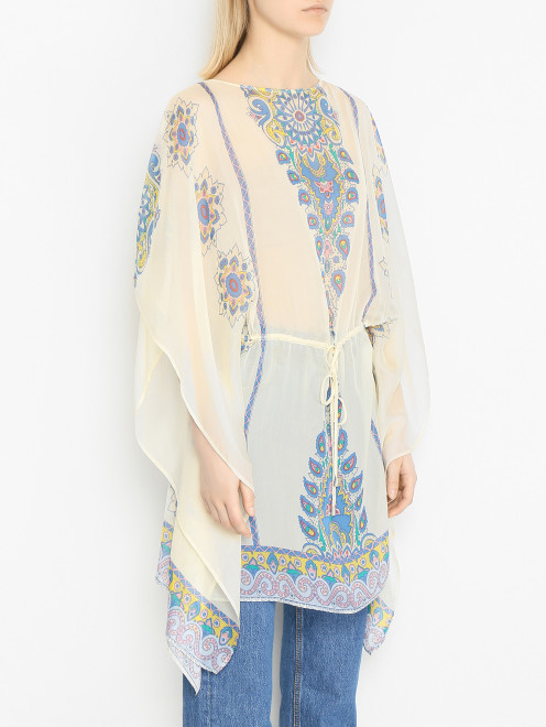Туника из шелка Etro - МодельВерхНиз