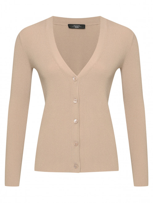 Базовый кардиган на пуговицах Weekend Max Mara - Общий вид