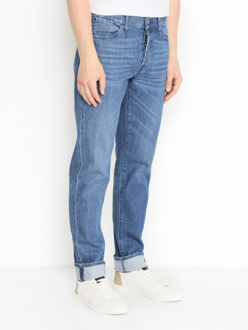 Прямые джинсы из хлопка 3x1 - МодельВерхНиз