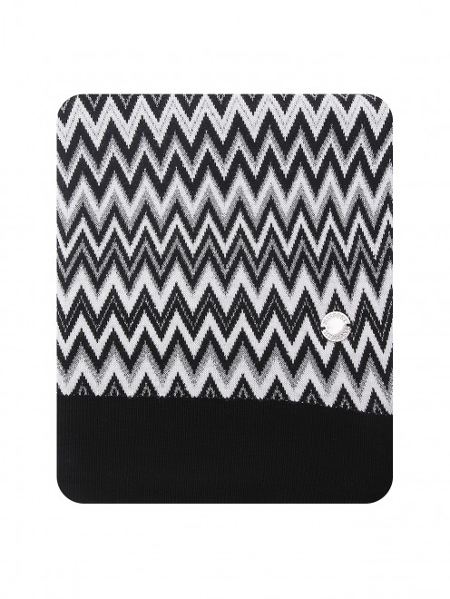 Шарф из шерсти с узором Missoni - Общий вид