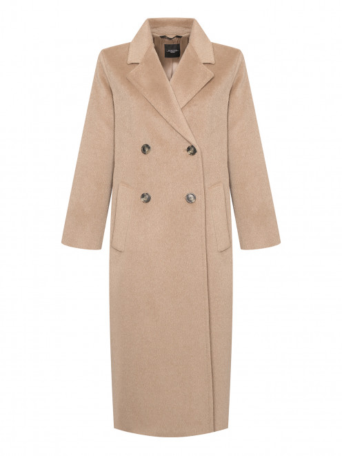 Двубортное пальто из смешанной шерсти Weekend Max Mara - Общий вид
