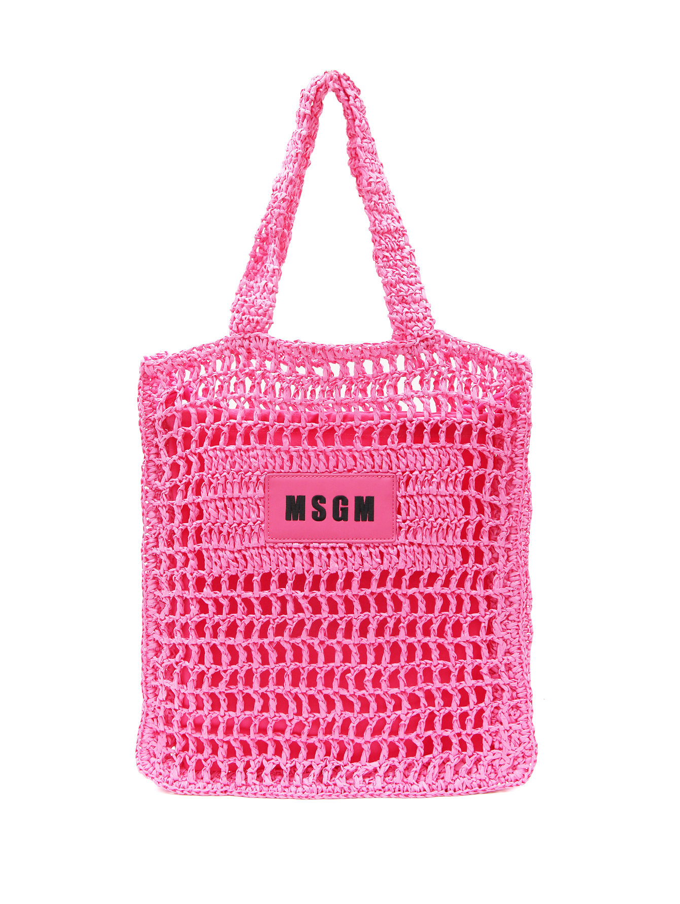 Плетеная сумка с логотипом