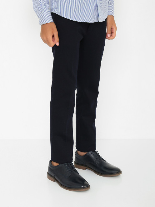 Трикотажные брюки с карманами Dal Lago - МодельВерхНиз