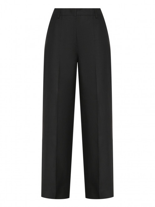 Льняные брюки прямого кроя Weekend Max Mara - Общий вид