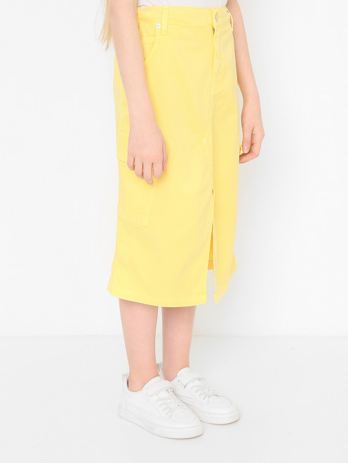 Юбка прямая с карманами MSGM - МодельВерхНиз