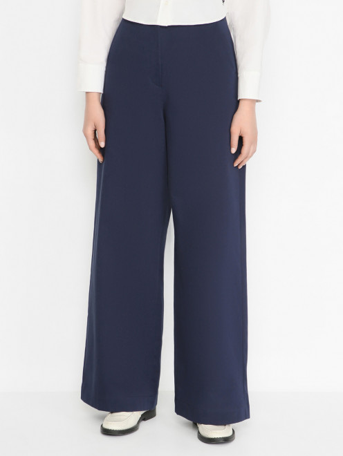 Широкие брюки с карманами Weekend Max Mara - МодельВерхНиз