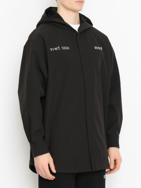 Непромокаемая куртка с капюшоном BOSCO - МодельВерхНиз