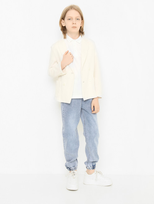 Хлопковый пиджак с карманами Il Gufo - МодельОбщийВид