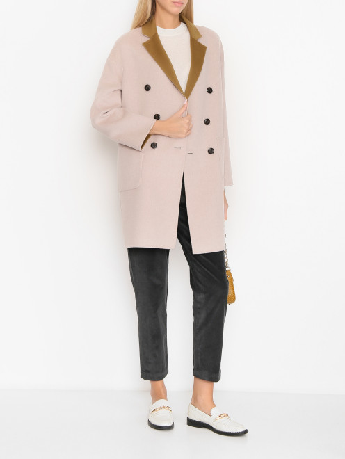 Пальто из шерсти с карманами Max&Co - МодельОбщийВид