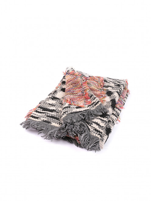 Плед из смешанной шерсти с узором Missoni - Общий вид