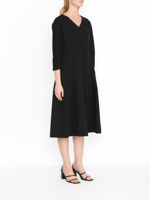 Платье из плотной вискозы Max Mara - МодельВерхНиз