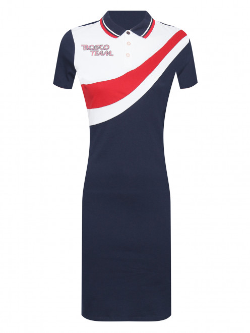 Платье из хлопка с логотипом