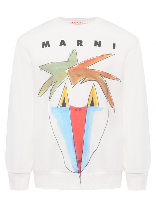 Свитшот с принтом Marni - Общий вид